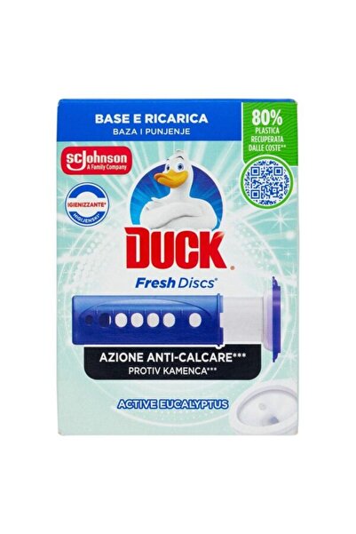 DUCK Fresh Discs Anti-calcar Eucalipt 36 ml, Odorizant de toaletă
