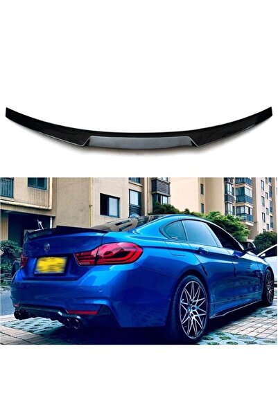 BMW Spoiler portbagaj tip buza, Seria 4 F36, Stil M4, Negru lucios