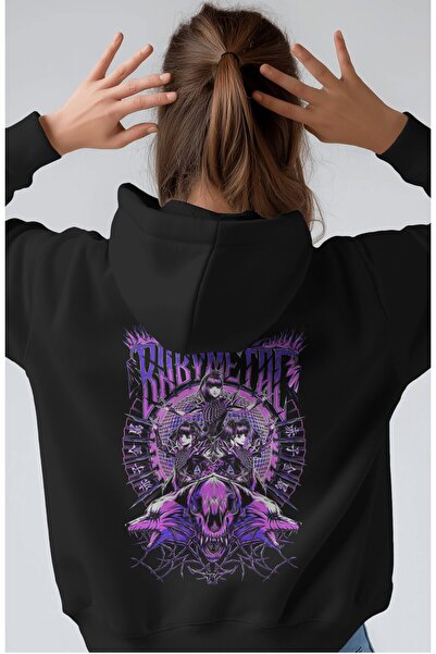 SEVBANO Hanorac premium oversize unisex cu imprimeu frontal Babymetal Rock Me...
