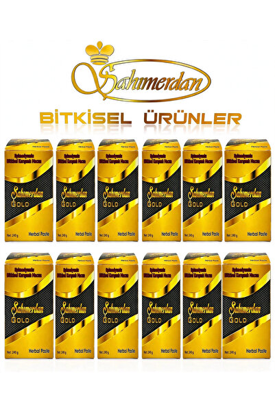 Bitkisel karışımlı kuvvetlendirici ve güçlendirici atom mesir macun gold model 12 adet 240gr