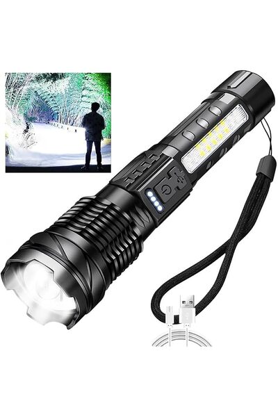 GENERAL Flashlight LED Rechargeable,Torch Light,10000Lumens with 7 Light Mode...