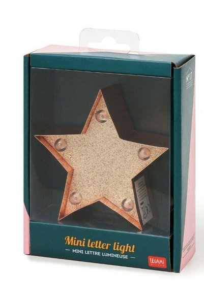 Legami Διακοσμητικό Φωτιστικό LED Χρυσό Αστέρι (LELI0042)