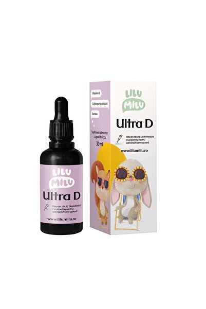 Lilu Milu Ultra D, supliment alimentar, picături 30 ml