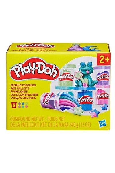 Play Doh Πλέι Ντο Συλλογή Λαμπερών Πάστων (F9932)