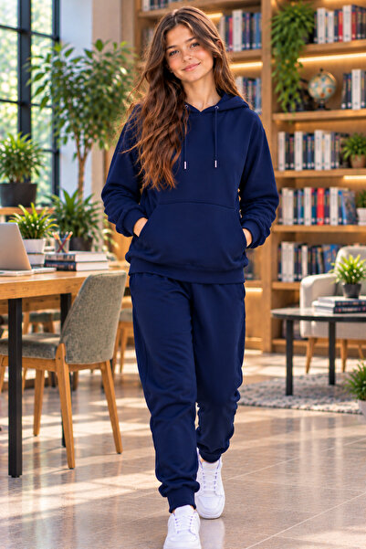 DAXİS Sportwear Company SET DE PANTALONI DE TRENING CU GLUGĂ ȘI BĂRȘIȚE ELAST...