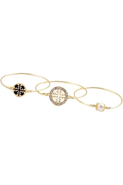 Other 3 psc bracelets gold plated for women and girl party gift