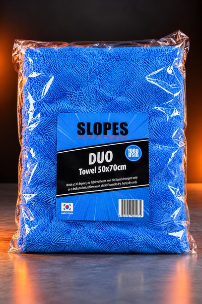 slopes DUO Mikrofiber Kurulama Havlusu 50x70 cm – 1000 GSM