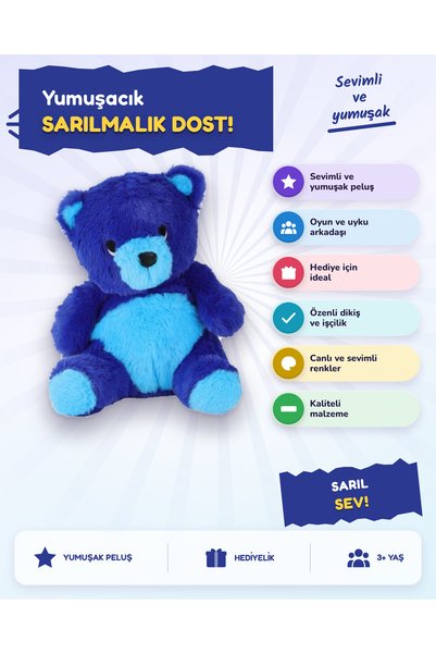 ATABY Oturan Küçük Mavi Ayı 4844