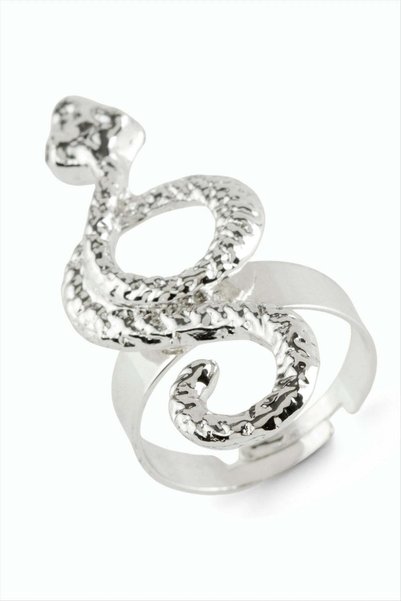 Angel Of Life Snake Metal Ring