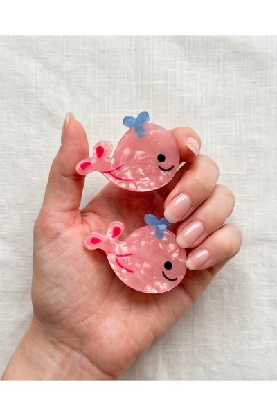 Portakal Esintisi Gioco Double Minimal Cute Sea Creatures Bone Clasp Buckle
