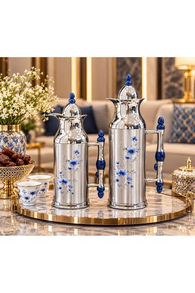 Alamtiaz Trams Coffee & Tea Set Luxury Stainless Steel Integrated Design for ...