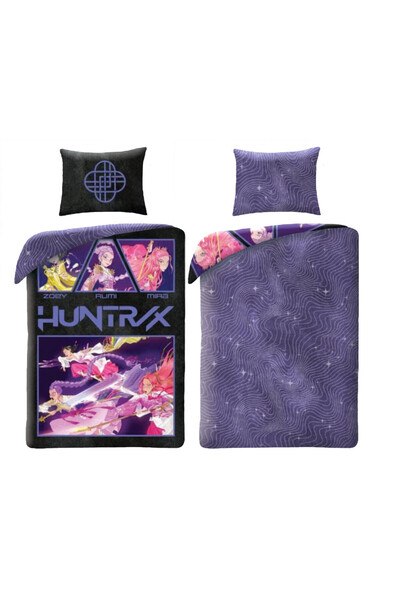 Javoli Fetele Kpop la vânătoare de demoni Honmoon lenjerie de pat reversibilă...