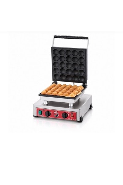 Işıkgaz Silverinox Tekli Kapaklı Bubble Waffle Makinesi