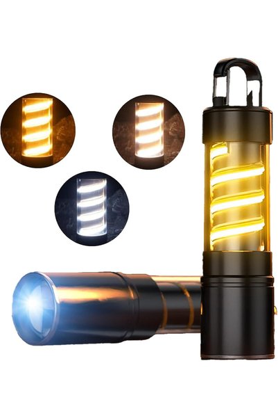 EastChoix Rechargeable LED Camping Lantern – Waterproof, Zoomable & Telescopi...