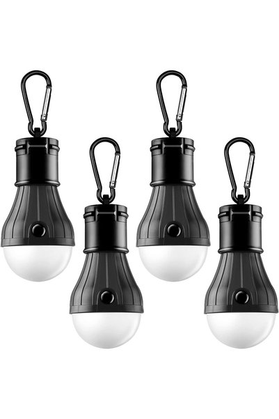 Yelajoy 4 PCS Tent Lamp,Portable LED Camping Lantern Bulb