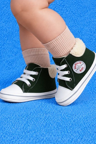 Rocha Baby Baby Sneaker Boots - Lace-Up Casual Shoes