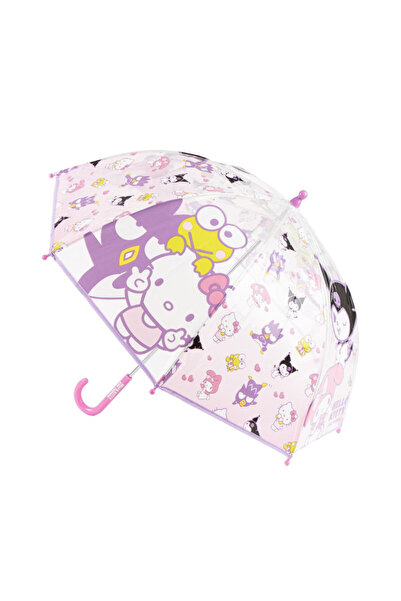 Hello Kitty Χαρούμενοι Φίλοι διαφανής ομπρέλα για παιδιά Ø71 εκ.