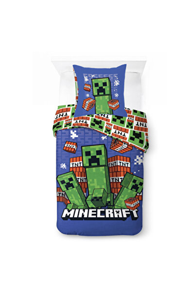 MINECRAFT Survive the Spiral Duvet Cover Set 140×200cm, 70×90 cm