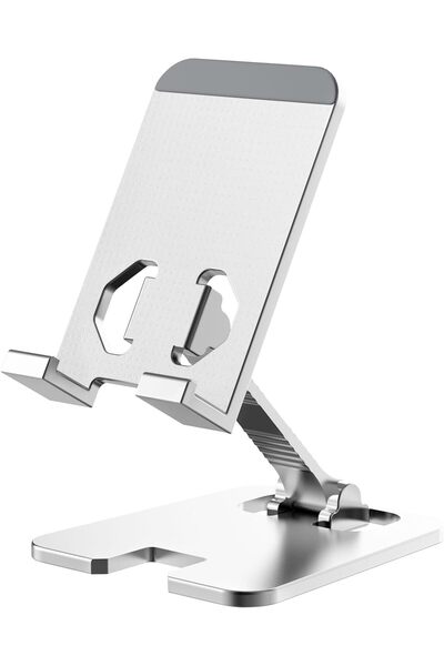 Zoye Foldable Phone Holder,Adjustable Metal Phone Stand for Desk,Stable Mobil...