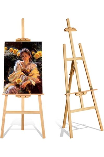 GENERAL حامل رسم خشبي قابل للطي بطول 1.75 متر، لوحة رسم احترافية للرسامين، لو...