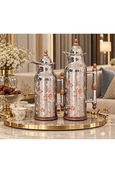 Alamtiaz Trams Coffee & Tea Set Luxury Stainless Steel Integrated Design for ...