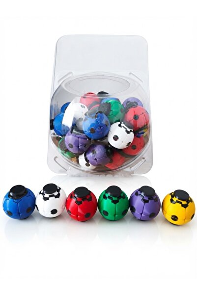 Bas Döndür Stress Topu Spinball Uğur Böceği Temalı 4 Cm 40 Lı Fanus Karışık Renk
