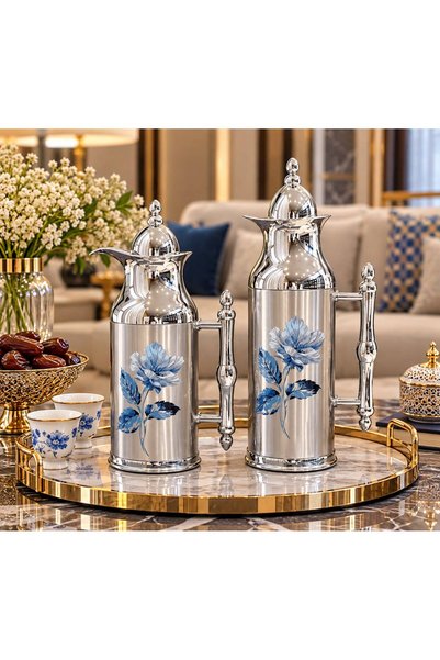 Alamtiaz Trams Coffee & Tea Set Luxury Stainless Steel Integrated Design for ...