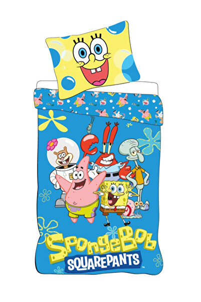 Javoli SpongeBob Sea Squad Duvet Cover Set 140×200cm, 70×90 cm