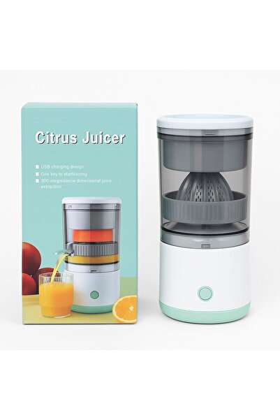 Bell Portable Electric Citrus Juicer with USB Charging – 45W, Compact Design,...