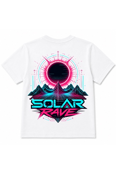 Rabona Fashion Solar Wave & Rave Retro Synthwave Dječja Majica