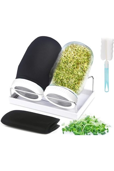 Generic أوعية إنبات البذور، طقم إنبات البذور، مجموعة إنبات كاملة، وعاءان كبير...