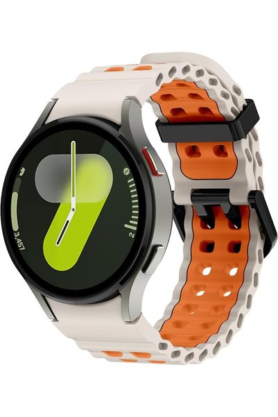 XMUXI Compatible with Samsung Galaxy Watch 7 Band Ocean Strap No Gap Silicone...