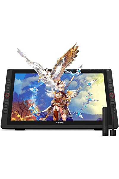 GENERAL لوح رسم XP-PEN 22R Pro بشاشة 21.5 بوصة، شاشة رسومية IPS مع عجلتين تحك...