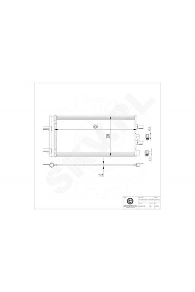 ESEN SKV Radiator aer condiționat MINI Mini cu uscător 64509271204