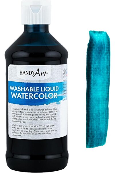 Handy Art ألوان مائية سائلة قابلة للغسل، 8 أونصة، أصفر