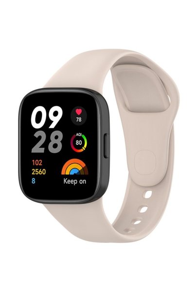 XGSM Curea din silicon pentru Xiaomi Redmi Watch 3, Bej