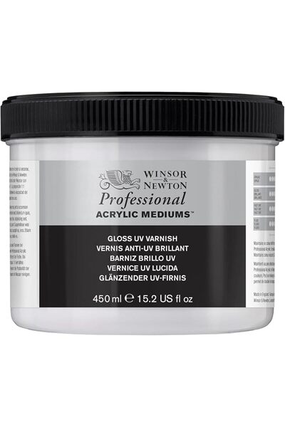 Winsor Newton وينسور آند نيوتن 3050934 مادة تلميع أكريليك احترافية، 500 مل