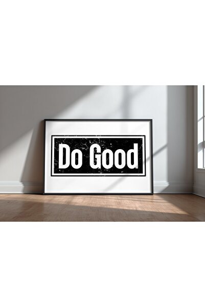 KEYFHOME Do Good Stamp Citat motivațional în limba engleză, cu ramă, poster d...