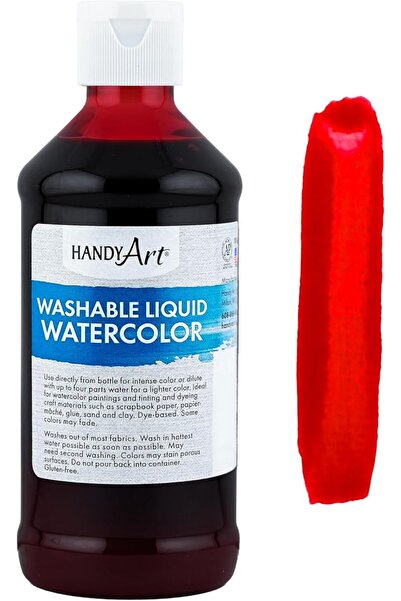 Handy Art ألوان مائية سائلة قابلة للغسل، 8 أونصة، أصفر