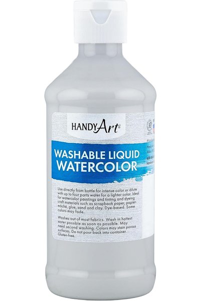 Handy Art ألوان مائية سائلة قابلة للغسل، 8 أونصة، أصفر