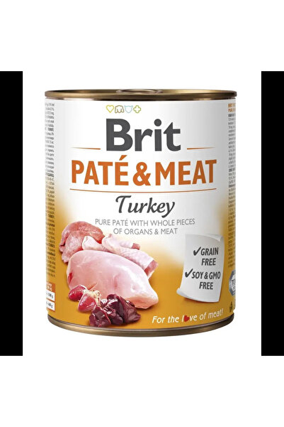 Brit Pate și Carne cu Curcan - hrană umedă pentru câini - 800g