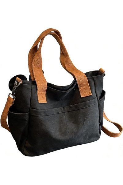 Generic Canvas Shoulder Bag, Crossbody Tote Bags