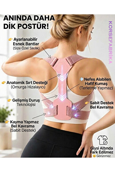 korsefabrika trend mood store Unisex Anti-Hunchback Posture Corrector Ergonom...