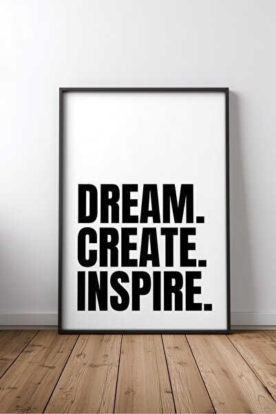 KEYFHOME Dream Create Inspire Citat motivațional în limba engleză nr. 2 Poste...