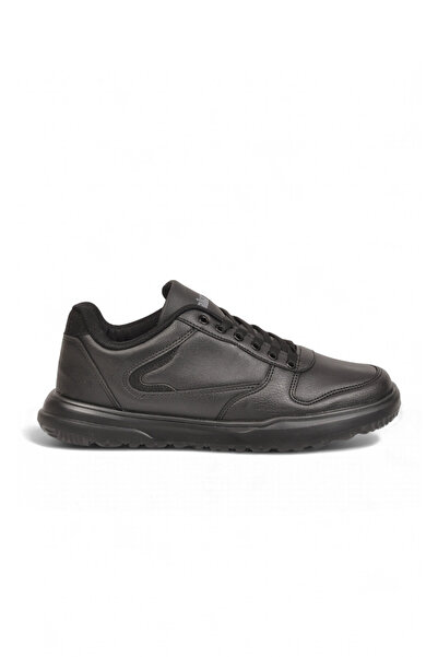 Dakırs Black Lace-Up Lightweight Comfortable Sole Men's Casual Walking Shoes ...