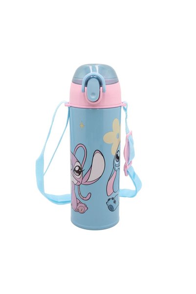 GİM Θερμός Μπουκάλι Disney Stitch Universe 450ml με Καλαμάκι