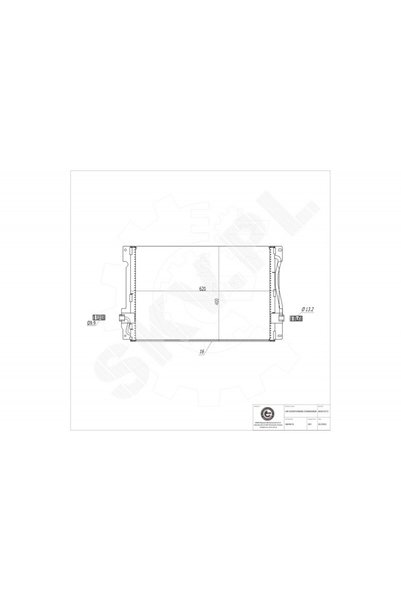 ESEN SKV Radiator aer condiționat Volvo 850 C70 I S70 V70 I 6849575
