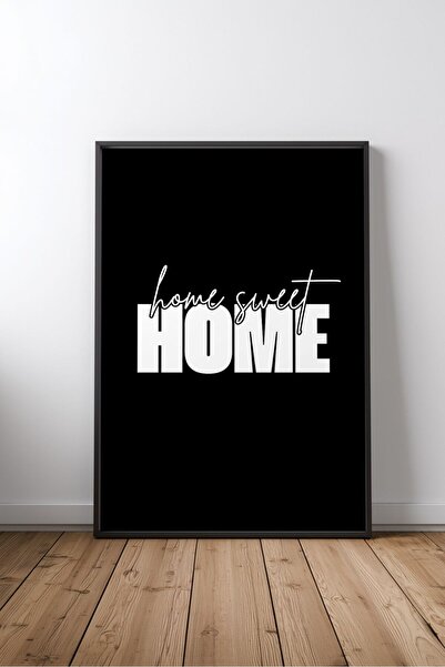 KEYFHOME Home Sweet Home Ev Decor Scris No 6 Încadrat MDF Tablou Poster Livin...
