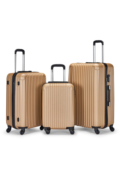 LİMRA Lemra 3-Piece Suitcase Set, Luggage Bags with Modern Design and Durable...