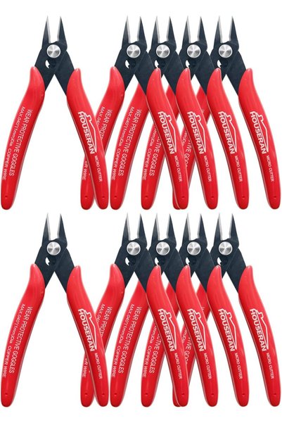 GENERAL Wire Cutters, 5 Inch Micro Flush Cutter,Small Wire Cutters Spring Loa...
